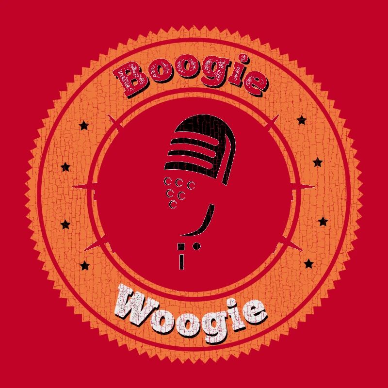 Boogie Woogie Vintage Mikrofon Geschenk