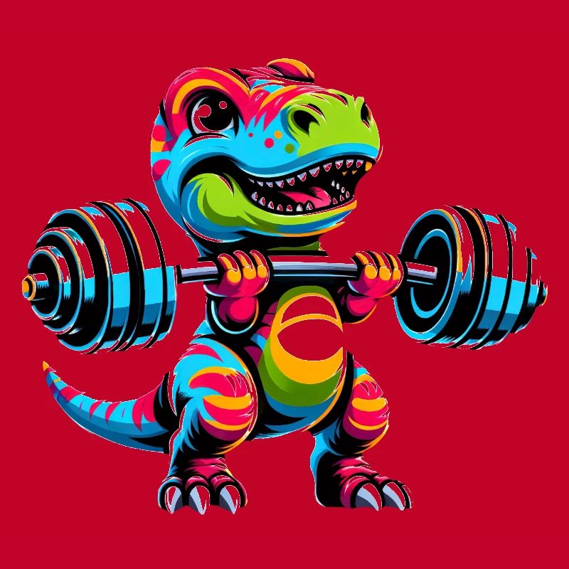 Haltères Trex Dinosaur Haltères Haltères Haltères