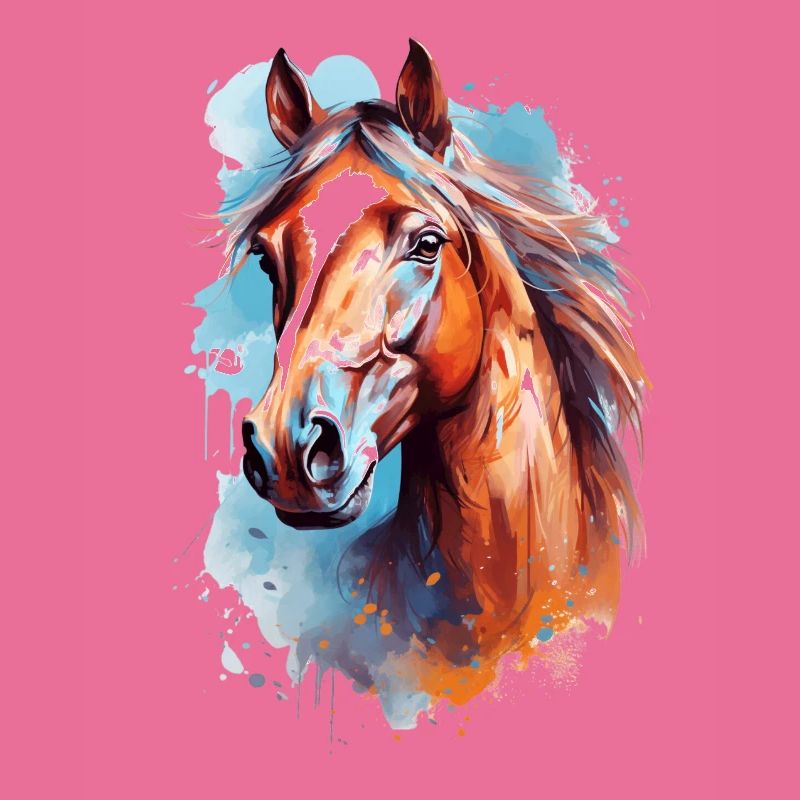 Aqaurell Pferd Design