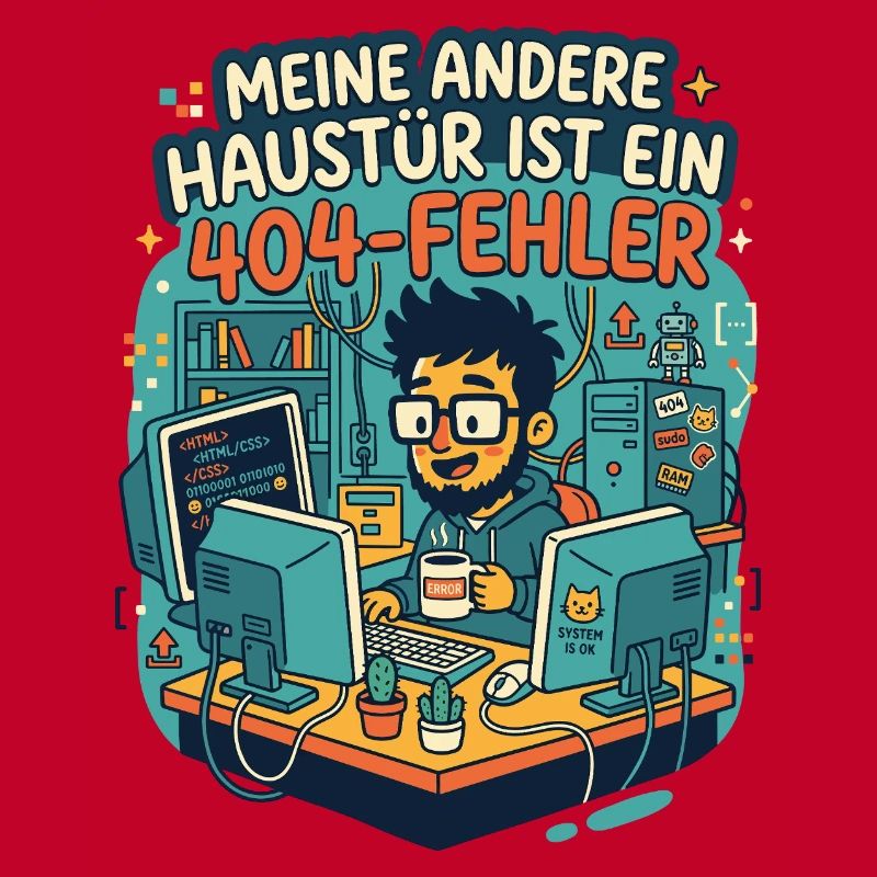 Programmierer 404 Fehler Humor