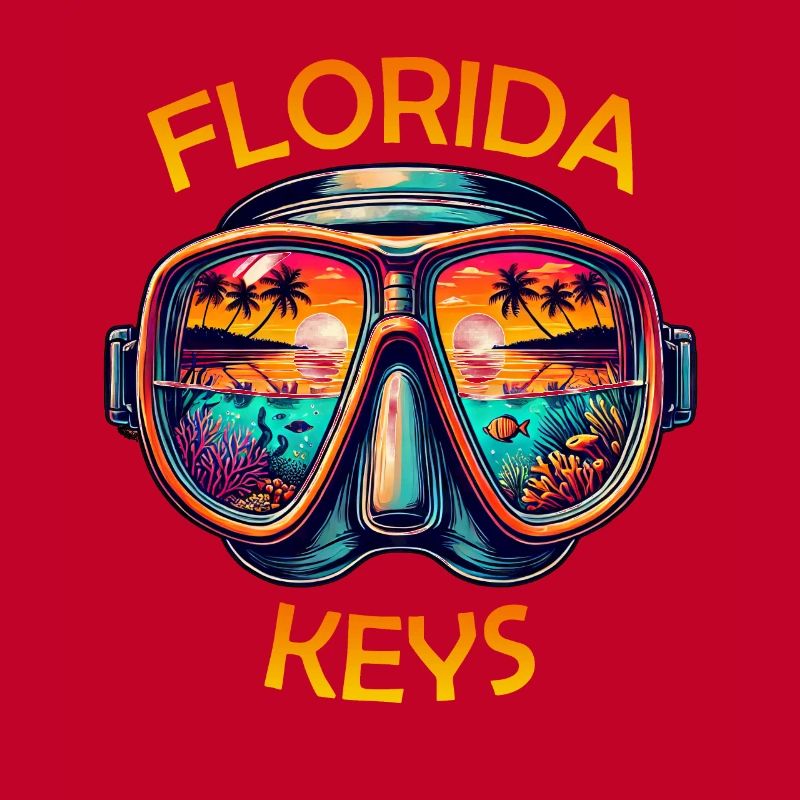 Plage de plongée des Keys de Floride Coucher de soleil