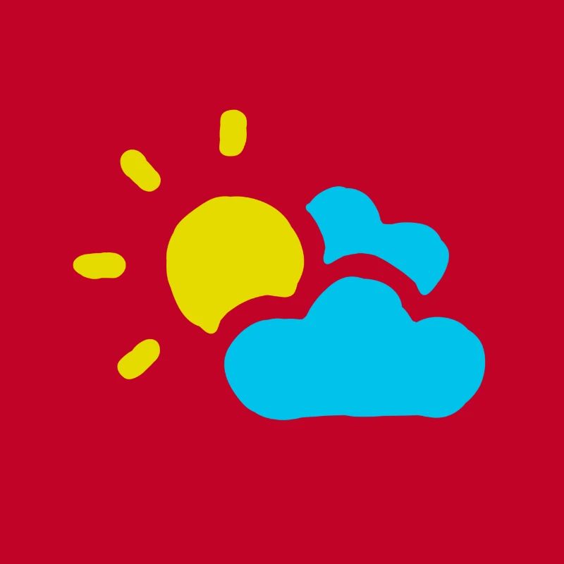 Cloudy sun clouds sky summer spring