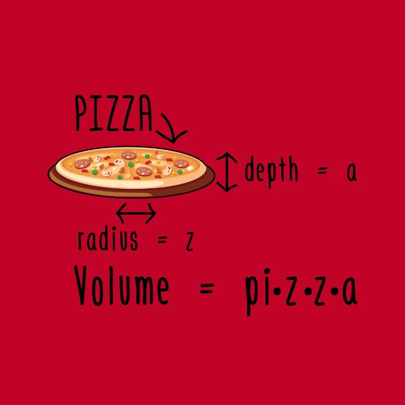 Mathematician Pizza | Math math gift idea