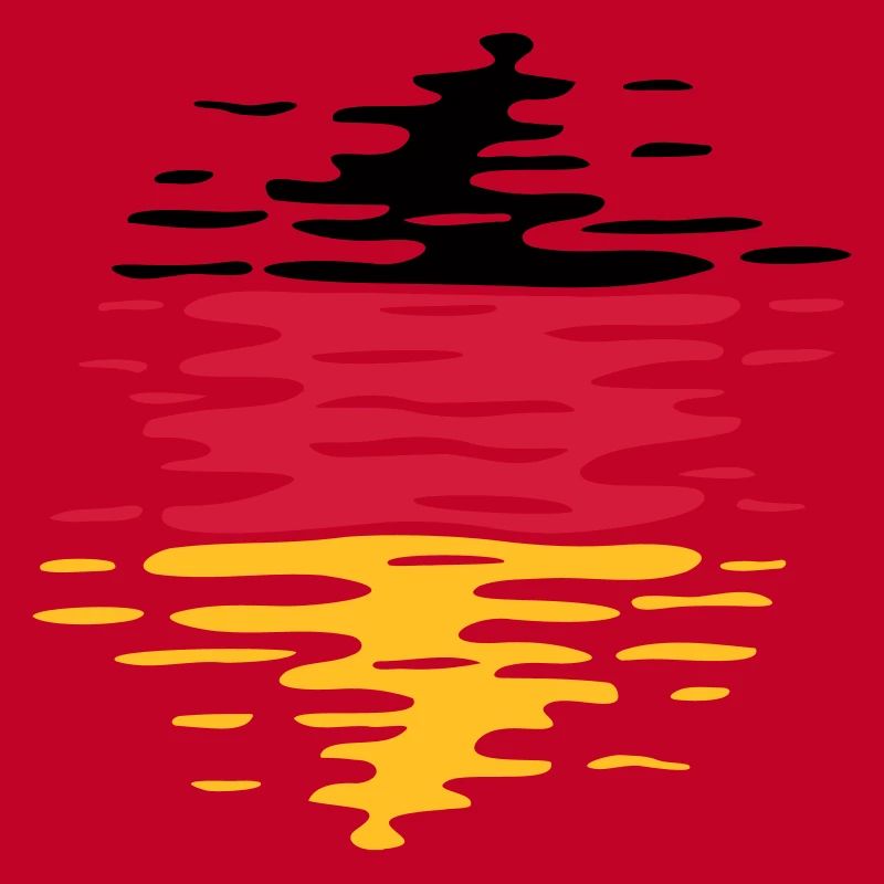 Germany Flag Waves