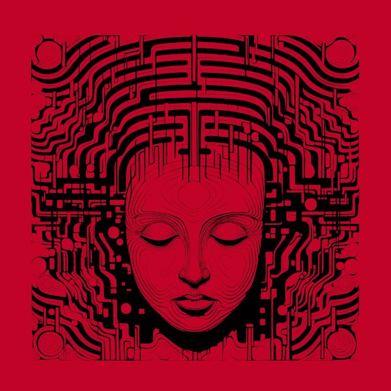 Brain Structures - Surreal Art