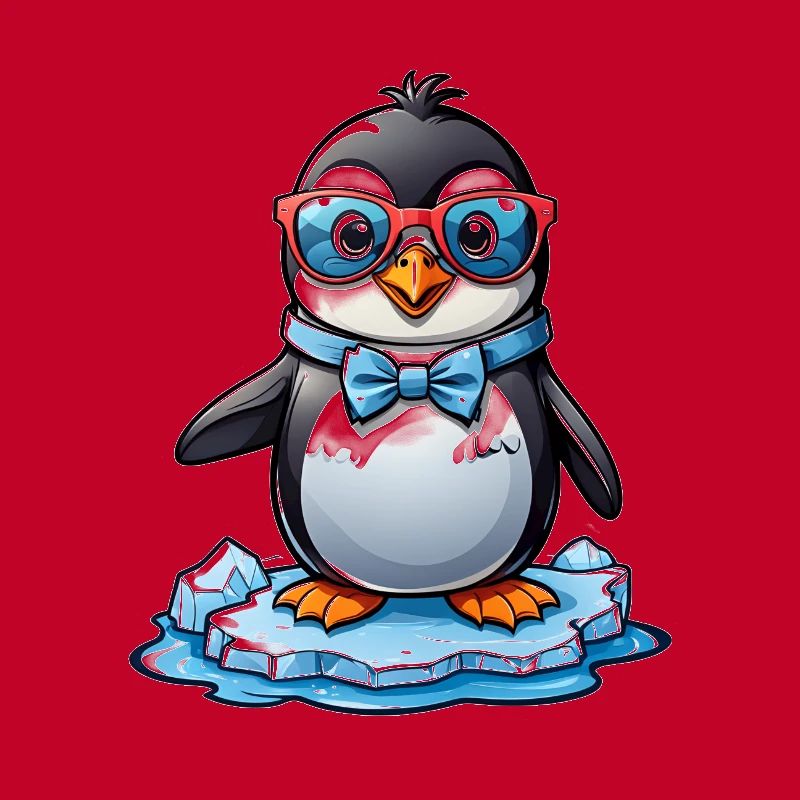 Pingouin à lunettes