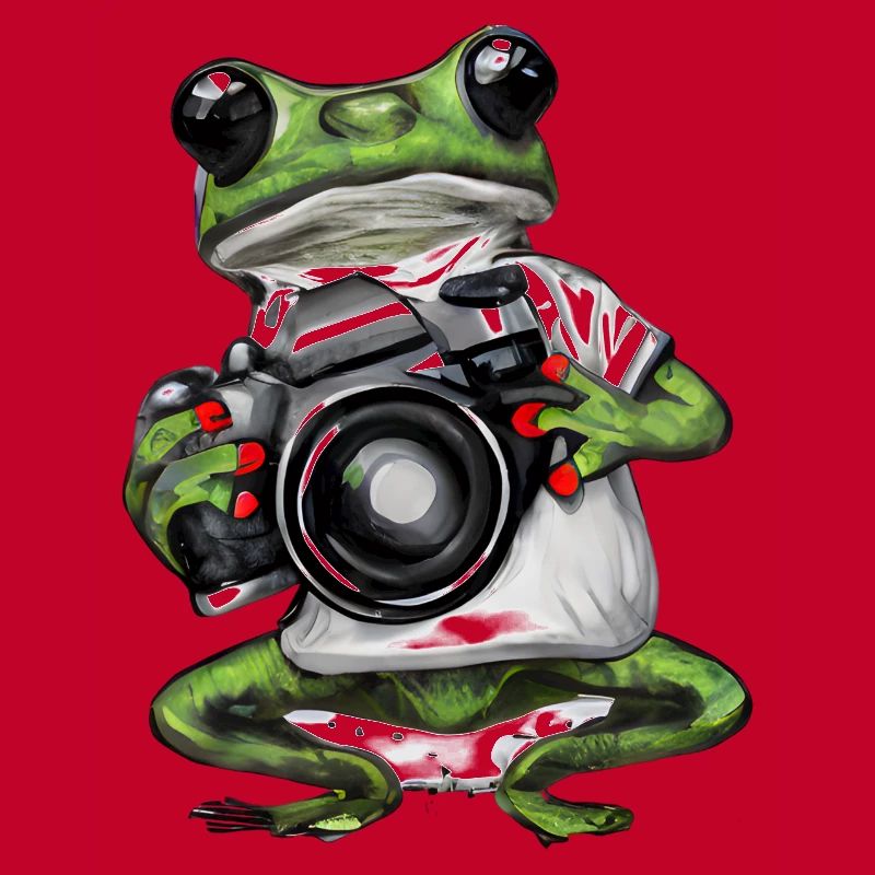 Grenouille avec caméra