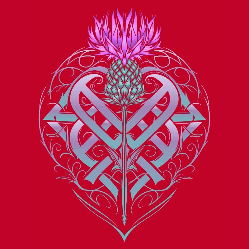 Thistle Shield Celtic Knots Thistle Lover