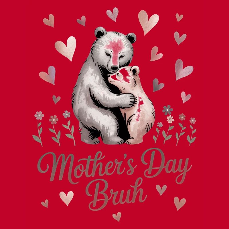 Muttertag Bruh Mutter Bär Mama