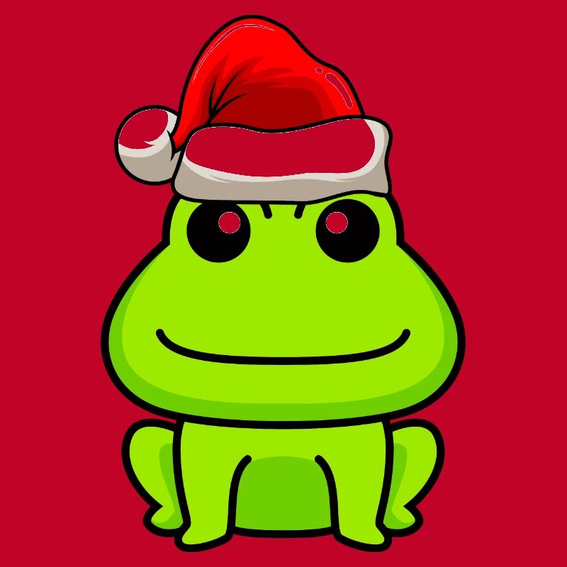 Grenouille Comic Noël