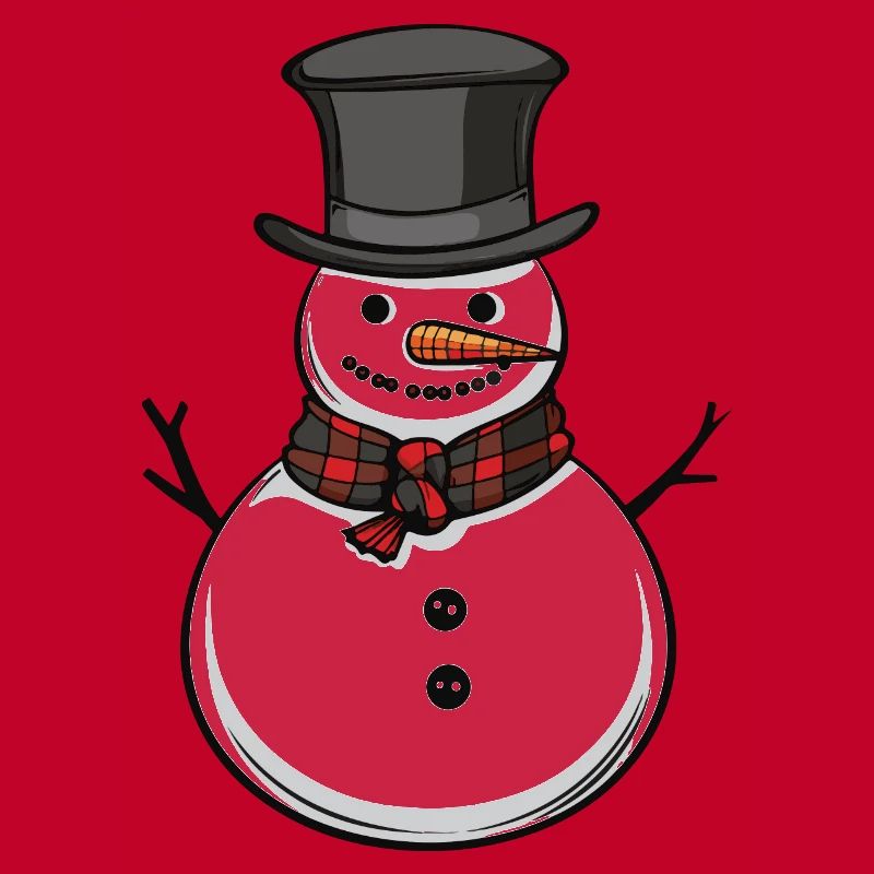 Schneemann Winter Comic