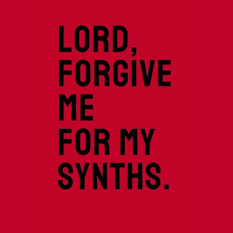 Synth Techno Electro musik geschenk