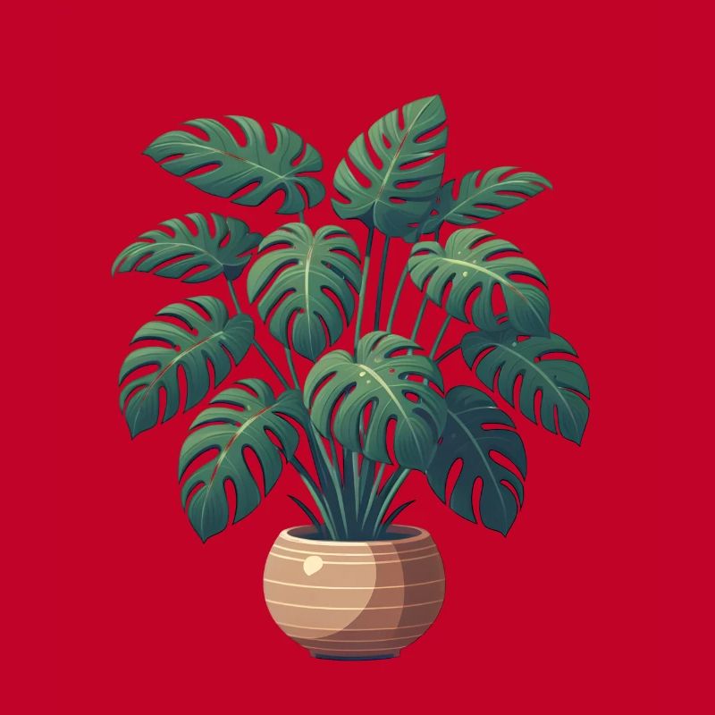 Wunderschöne Monstera Pflanze