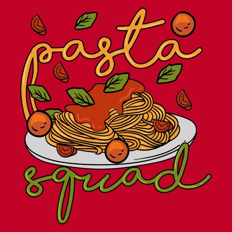 Pasta Squad Spaghetti Ironisches Sprichwort