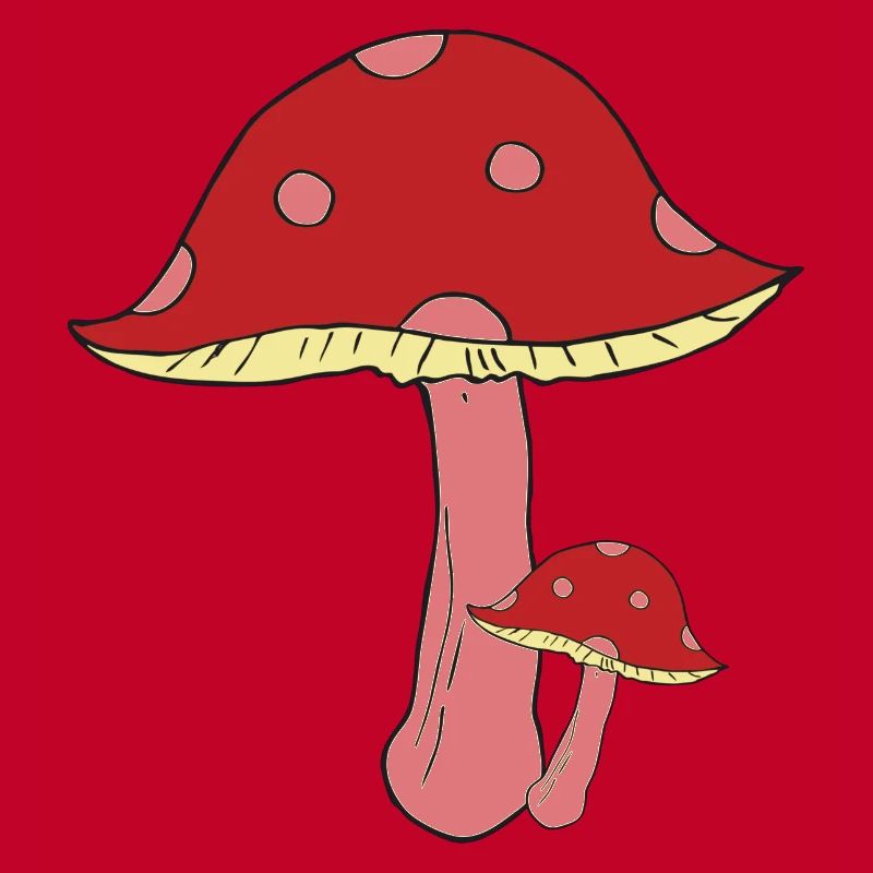 Toadstool big and small