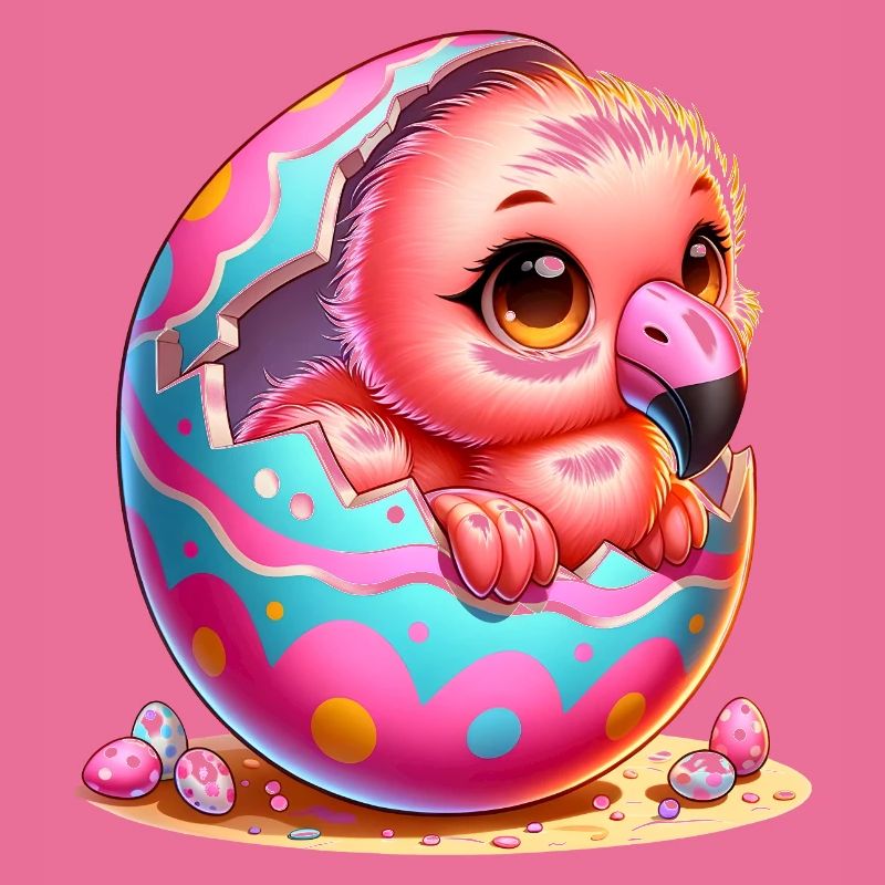 Cute Chick Hatches From Easter Egg
