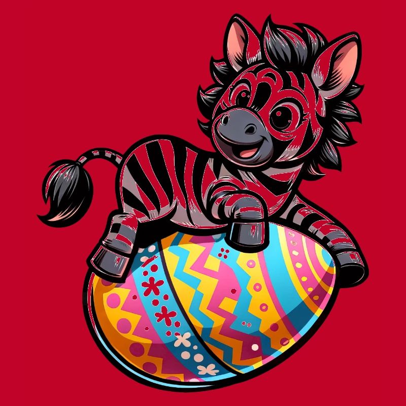 Easter Zebra Easter Egg Comic
