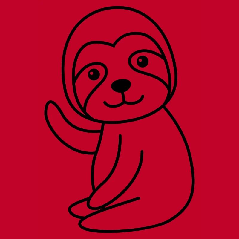 Sloth Comic Animal