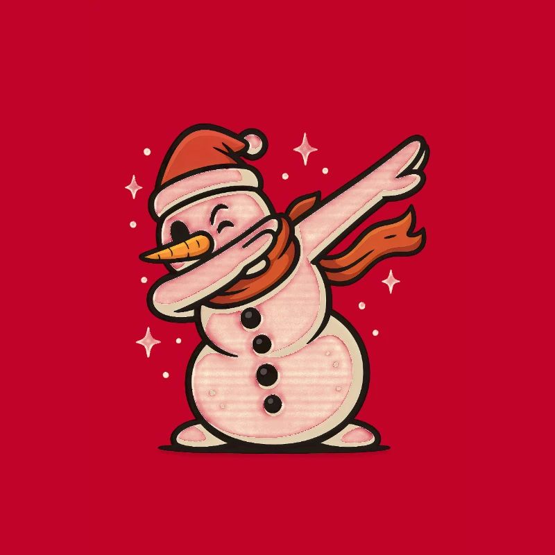 Dabbing Snowman Dab Snowman