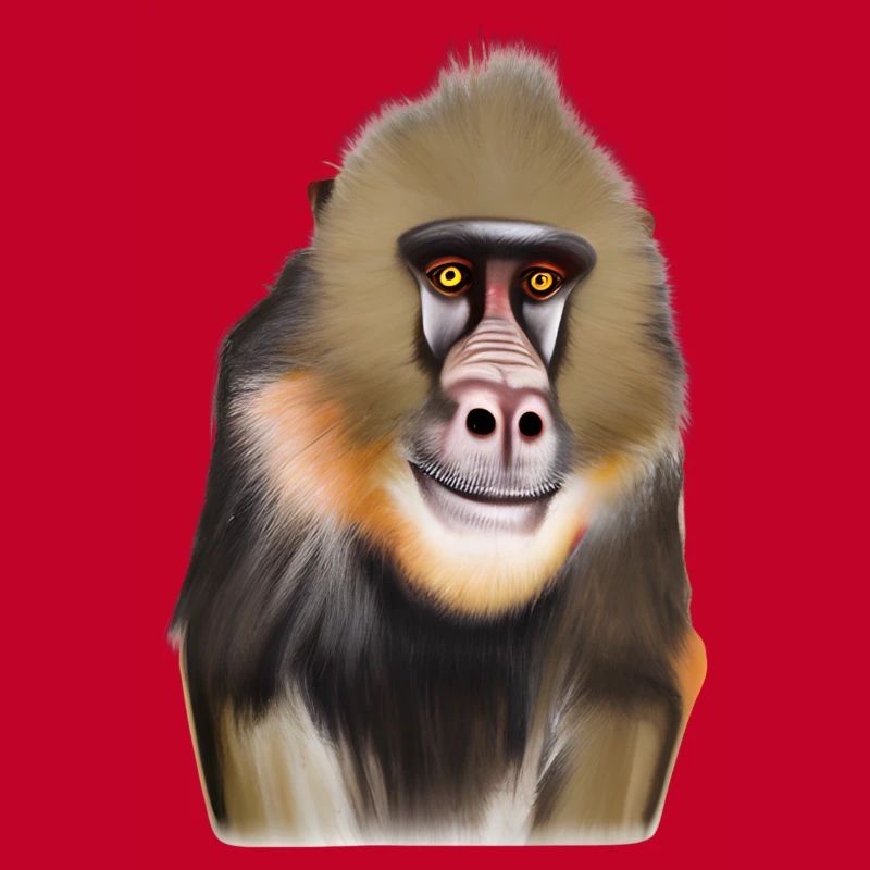 Mandrill Affe
