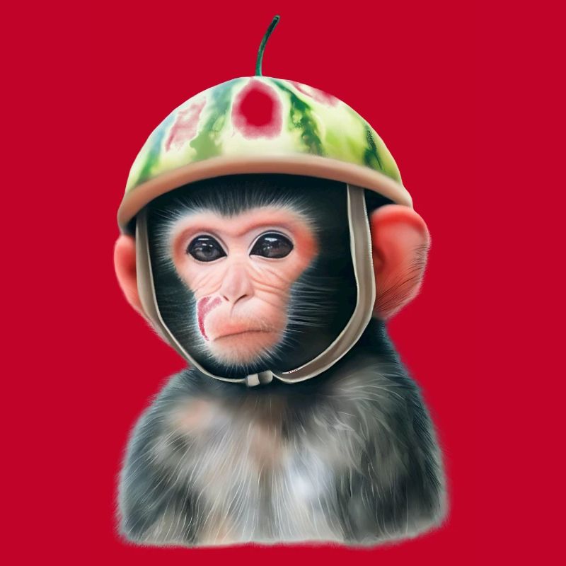 Singe à la pastèque