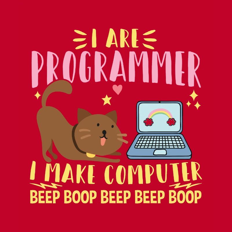 Je suis programmeur Je fais un bip d'ordinateur