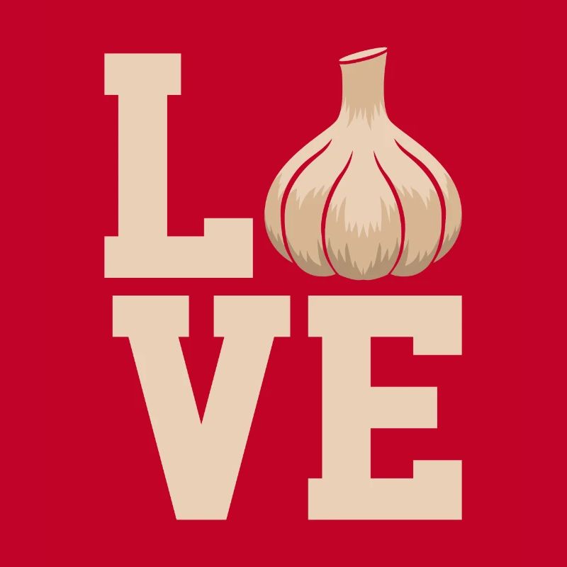 Einfach Ich Liebe Knoblauch Knoblauch Vampir Spaß