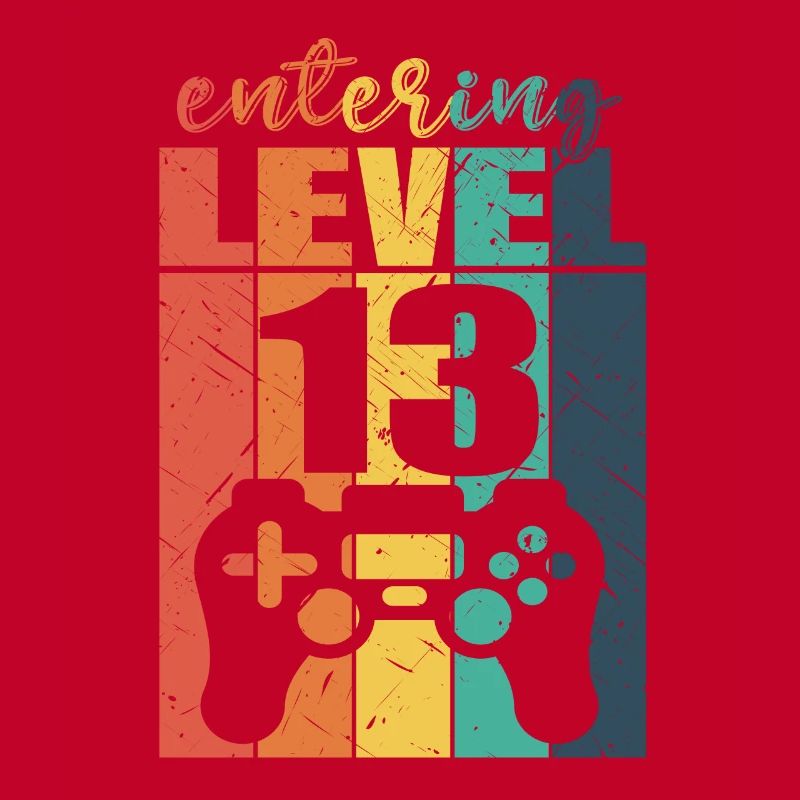 Level 13 Gaming Controller 13th Birthday