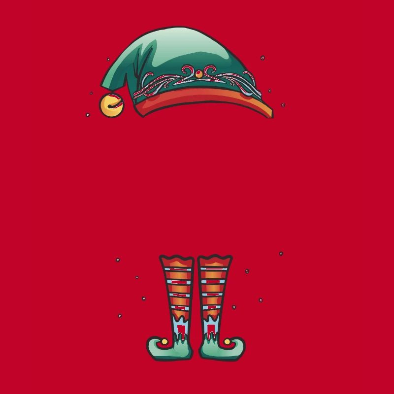 Weihnachten Partnerkostüm Zocker Elf Elfe Elfen