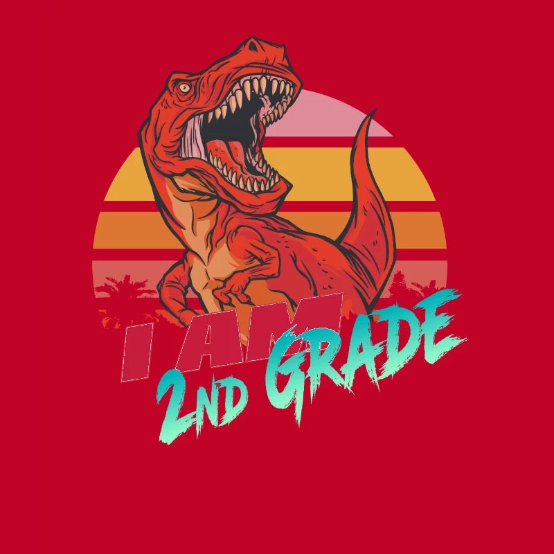 I am 2nd Grade, Second Grader - T-REX