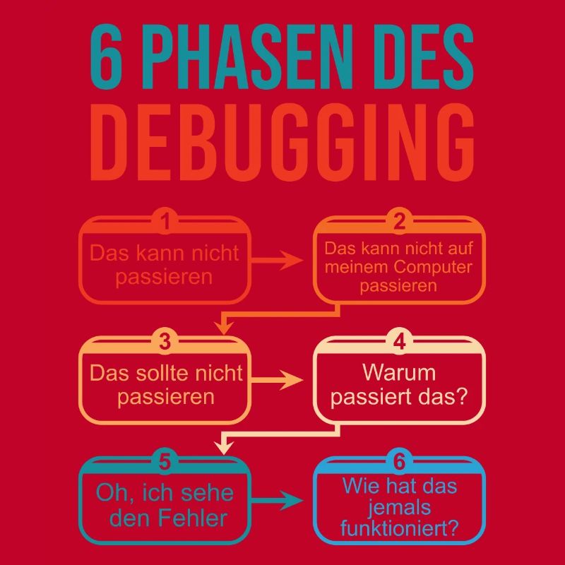 6 Phasen des Debugging für Programmierer