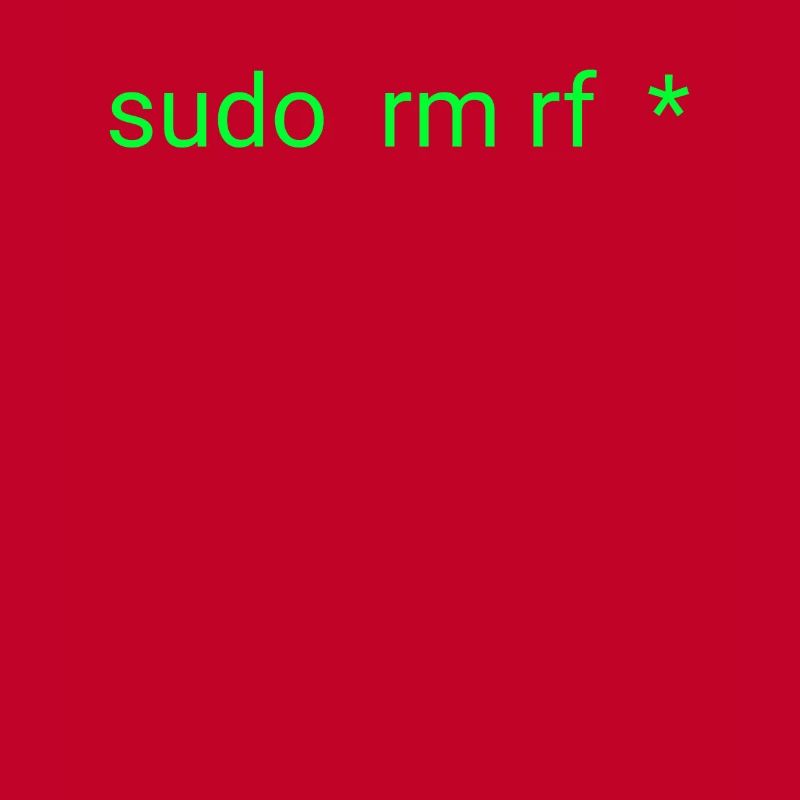 Linux sudo rm rf