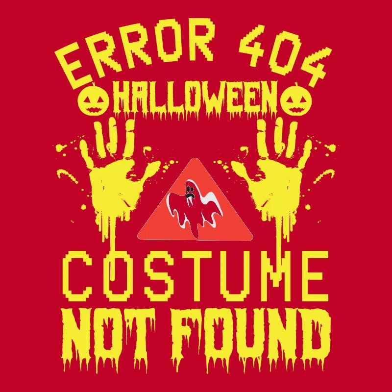 Fehler 404 Kostüm Nicht Gefunden Halloween Coding