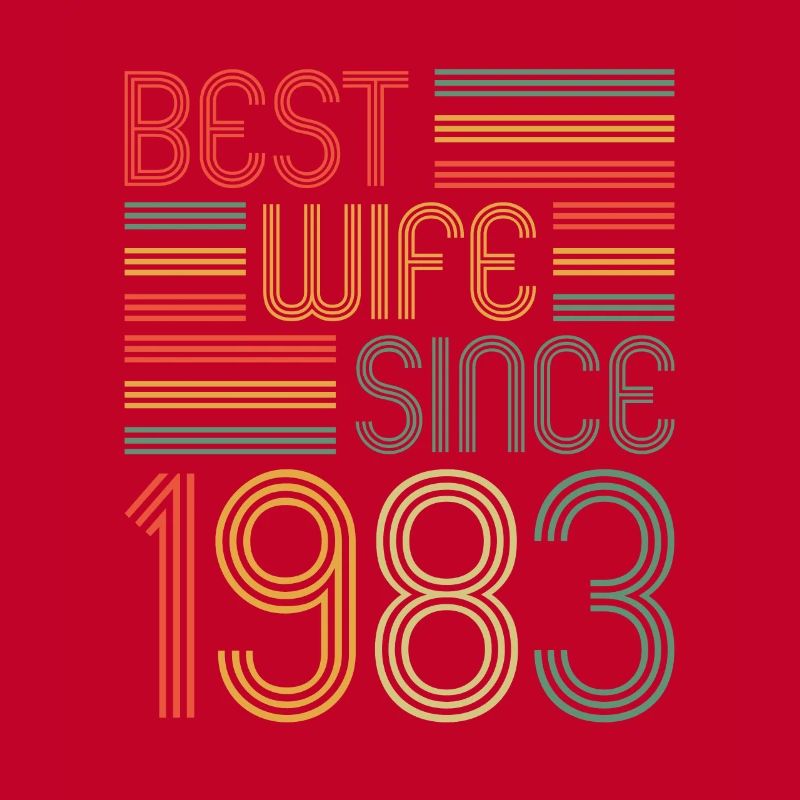 40. Hochzeitstag Beste Ehefrau seit 1983