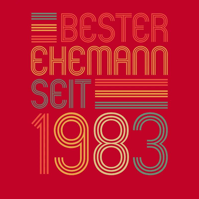 40. Hochzeitstag Bester Ehemann seit 1983