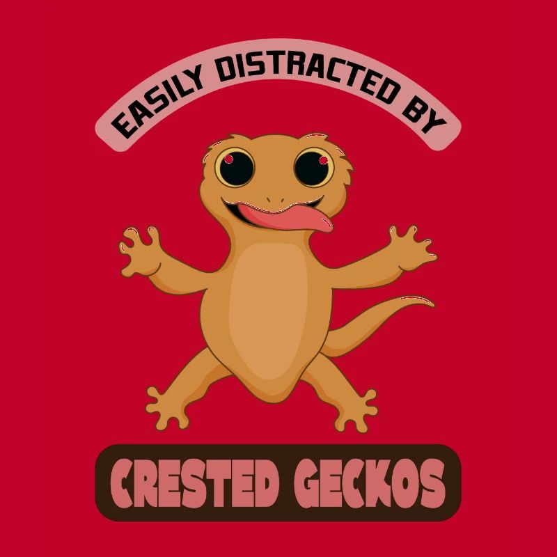 Distracted by Geckos Ironic Saying Lizard Quotes