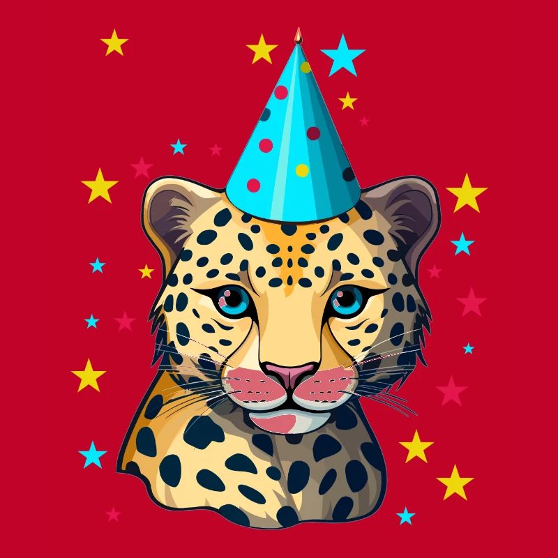Ich bin 4 Jahre alt Leoparde Leopard 4. Geburtstag