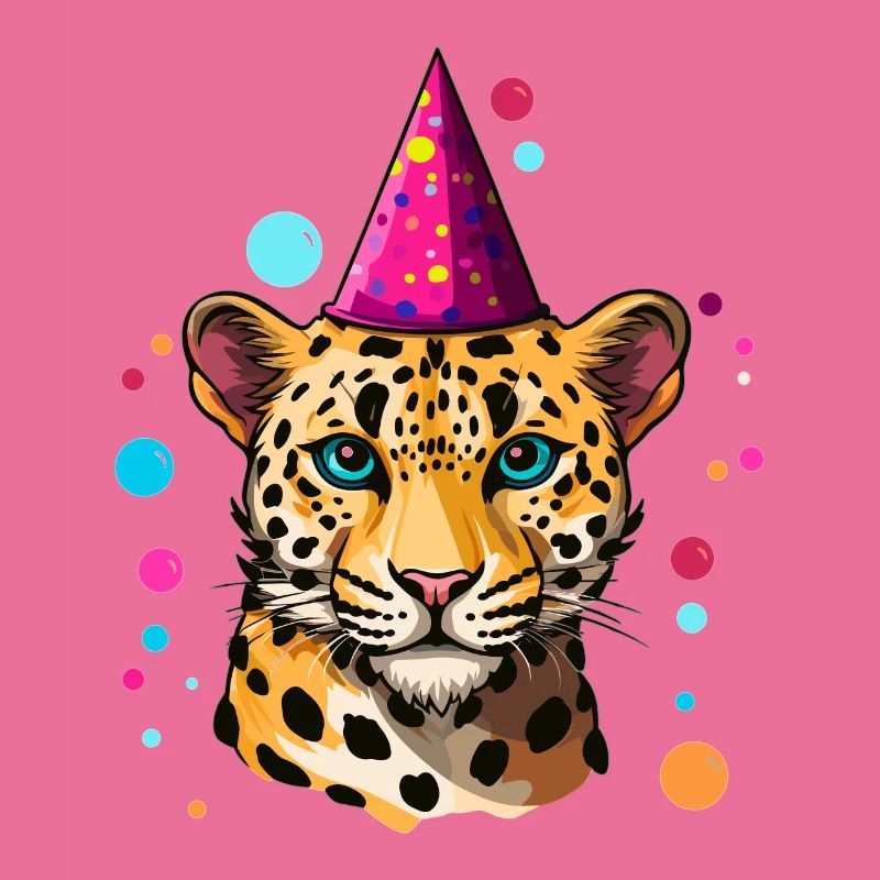 2. Geburtstag Ich bin 2 Jahre alt Leoparde Leopard