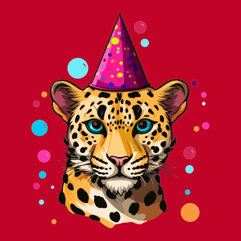 Ich bin 4 Jahre alt Leoparde Leopard 4. Geburtstag