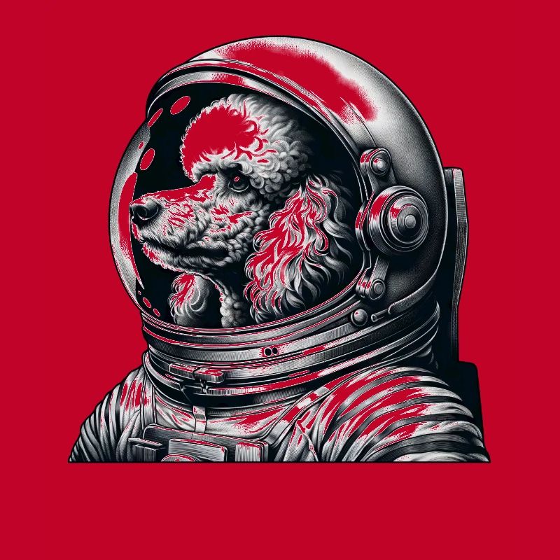 Caniche Astronaute Aventure Spatiale