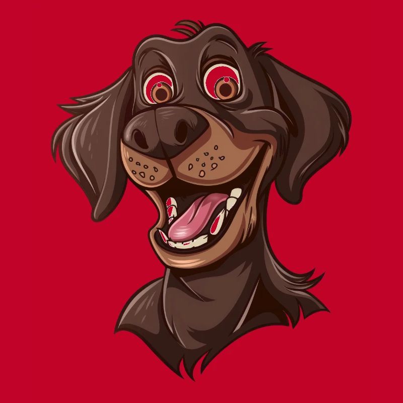 Poodle Pointer | Cartoon Artwork