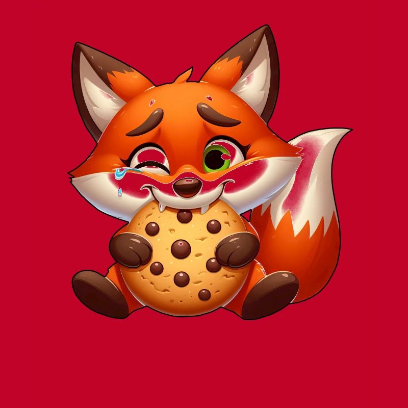 Red Fox Cookie Candy Dessert Biscuit
