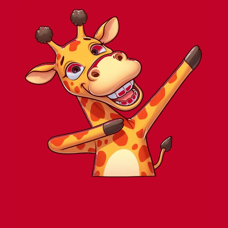 Coole Giraffe Dabbing Dab Tanz