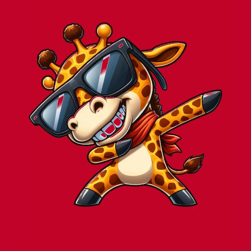 Cool Giraffe Dabbing Sunglasses
