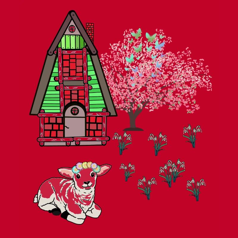 Happy Easter Lamb Schaff Easter Nature Spring