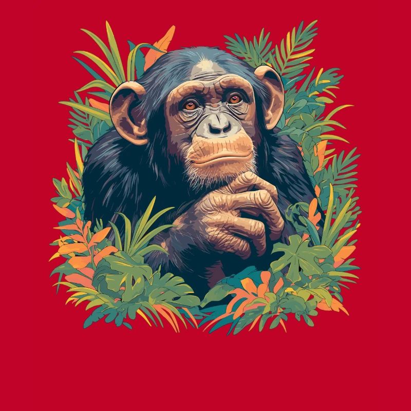 Chimpanzee Schimpansen Schimpanse