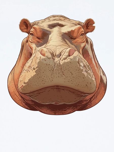 Nilpferd Flußpferd