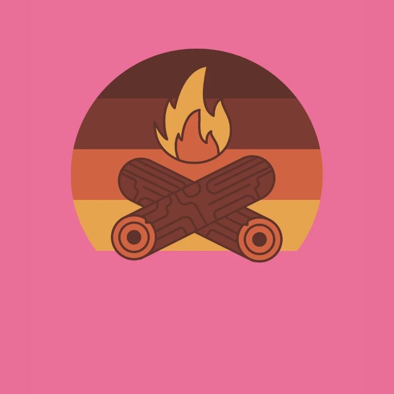 Camping Feu de camp Camper
