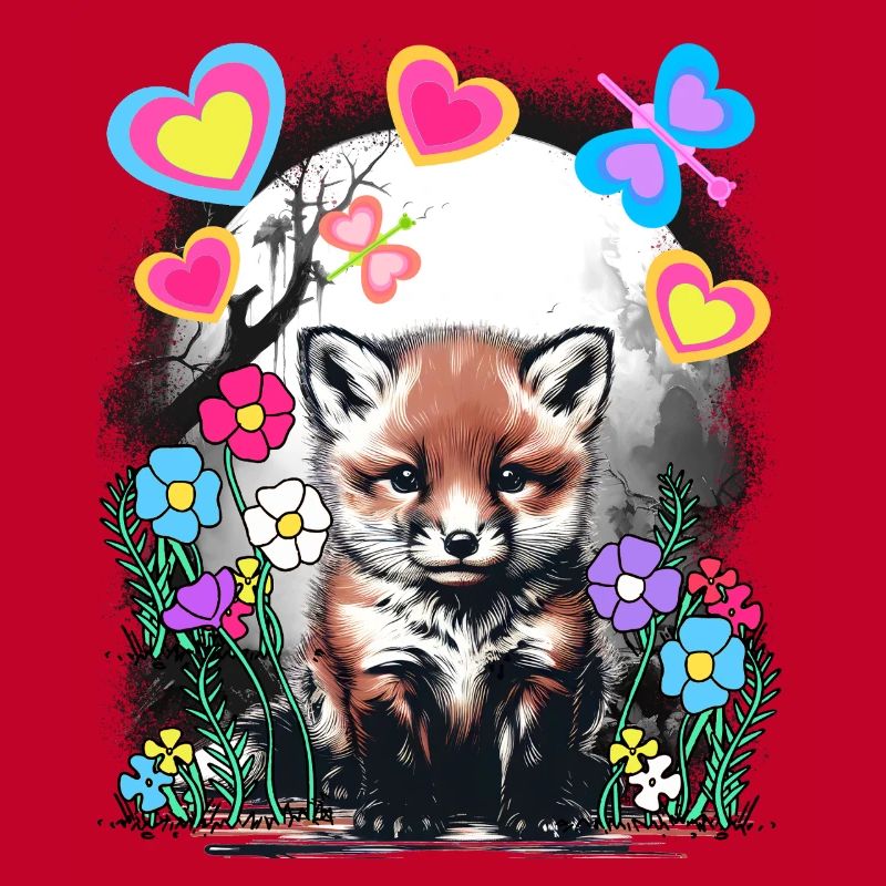 Spring Retro Fox Foxes Spring Beginning