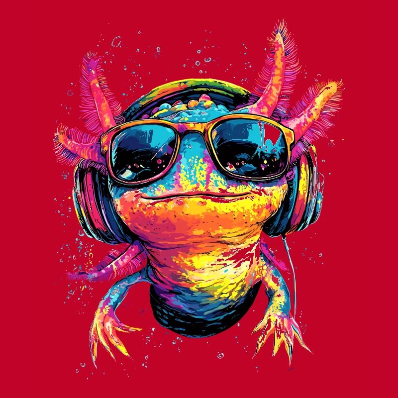 Axolotl Petite queue de triton Queue mignon Axolotl